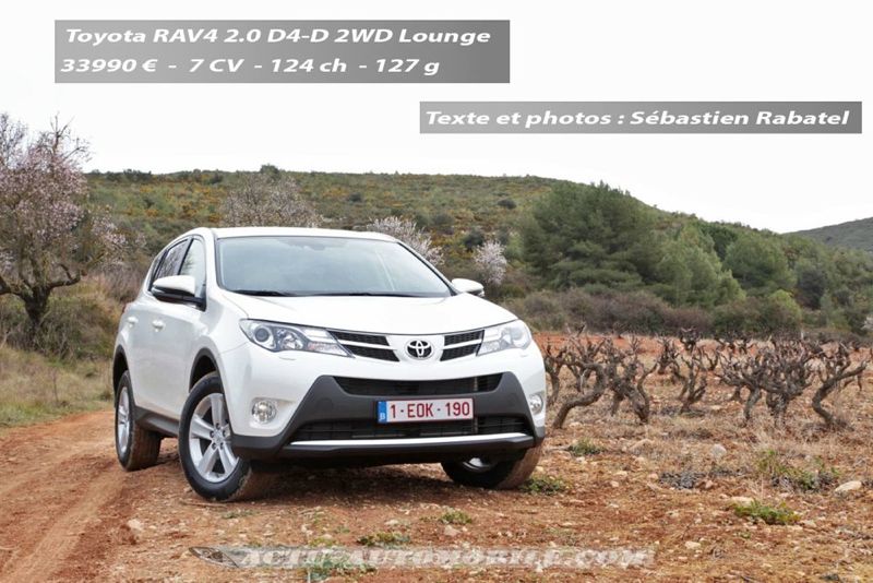 nouveau Toyota RAV4 2.0 D4-D 4X2 Lounge