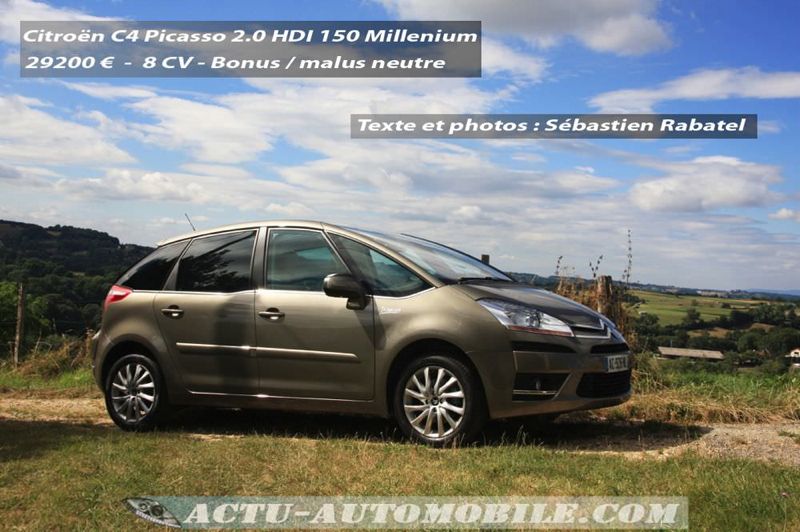 Essai Citroën C4 Picasso HDI 150