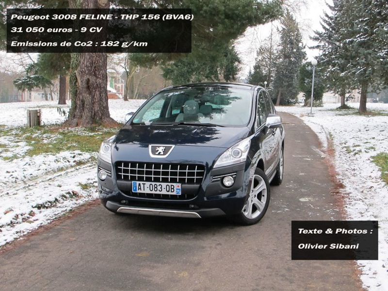 Essai Peugeot 3008 THP 156 BVA