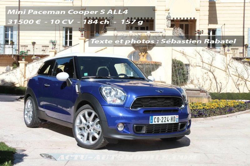 Essai Mini Paceman Cooper S