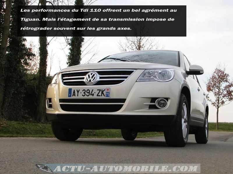 Essai Volkswagen Tiguan TDI 110