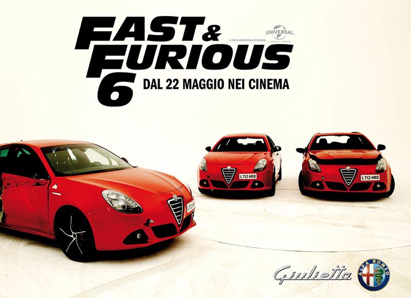 Alfa Romeo Giulietta dans Fast & Furious 6