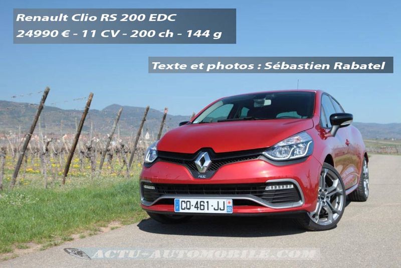 Nouvelle Clio RS 200 EDC 2012