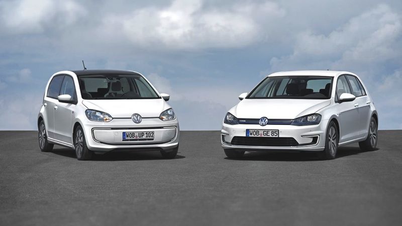 Volkswagen e-Golf et e-up!