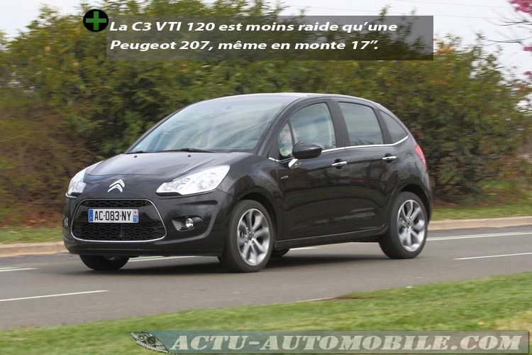 Essai Citroën C3 Exclusive VTI 120