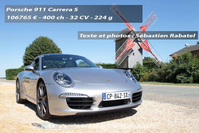 Nouvelle Porsche 911 Carrera S