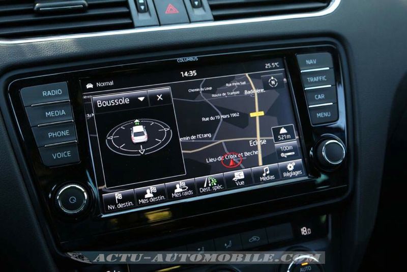 GPS nouvelle Skoda Octavia RS