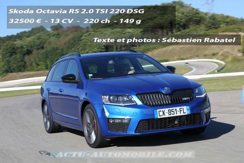 nouvelle Skoda Octavia RS