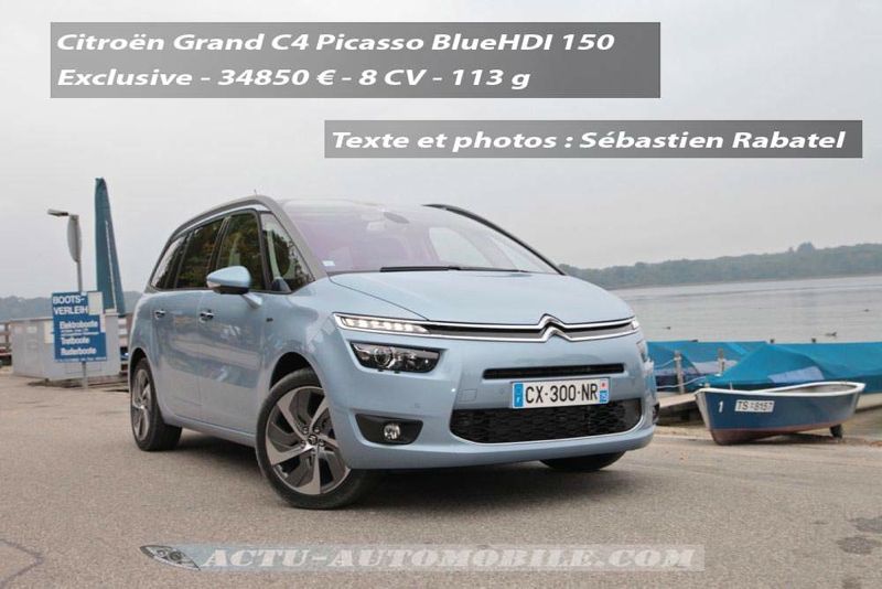 Essai Grand C4 Picasso 2.0 BlueHDi BVA : automatiquement mieux