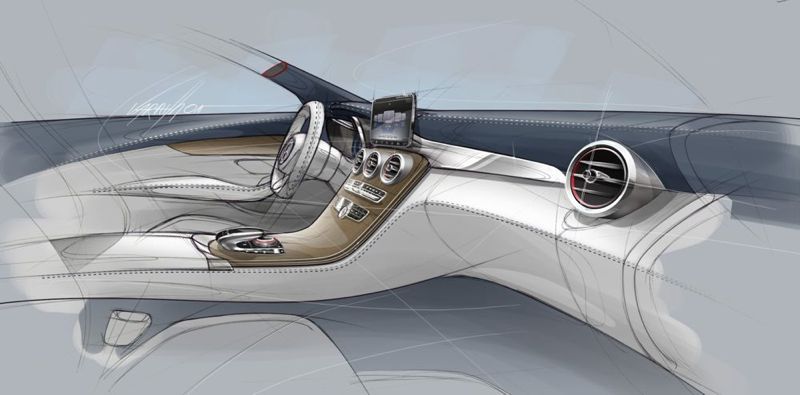Planche de bord Mercedes Classe C 2014