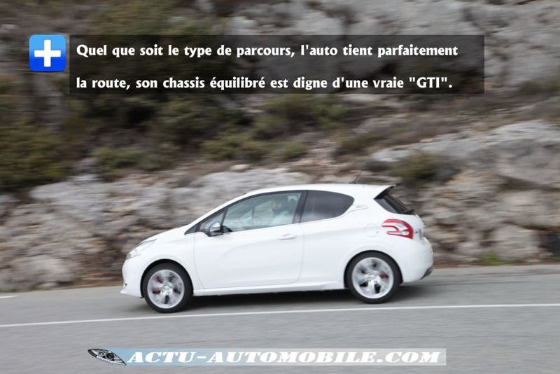 Tenue de route 208 GTI