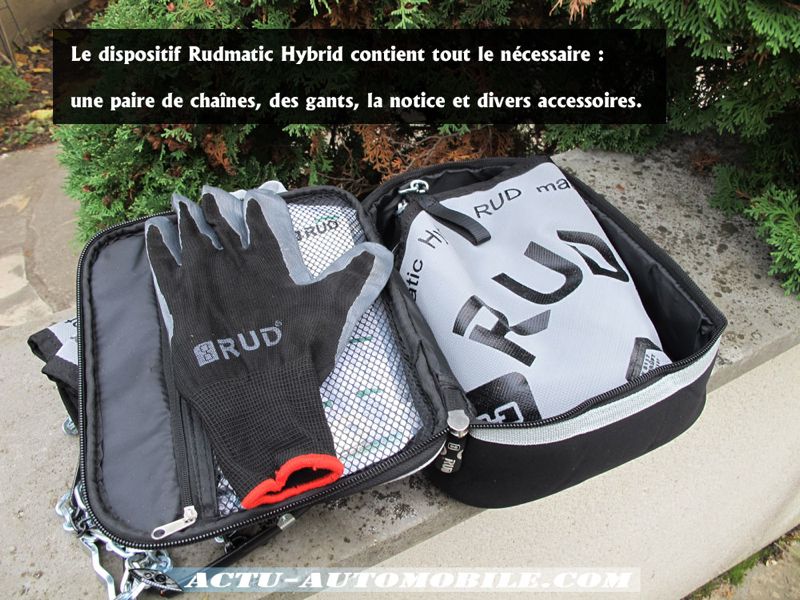 Set complet Chaines à neige Rudmactic Hybrid
