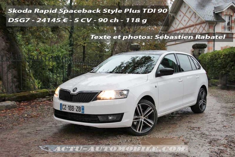 Skoda Rapid Spaceback Style Plus