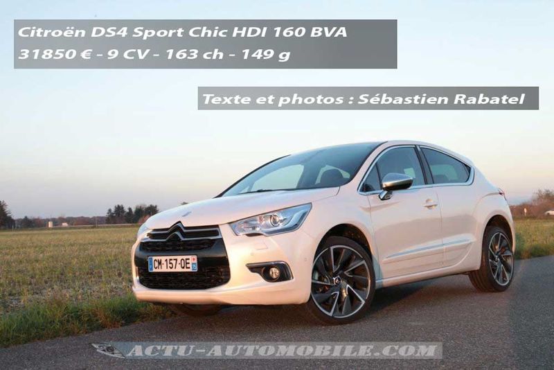 Citroën DS4 HDI 160 BVA Sport Chic