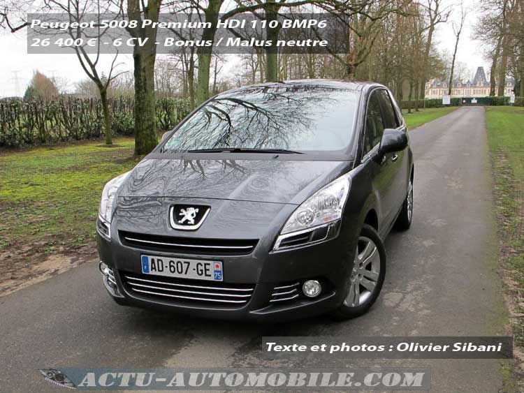 Essai Peugeot 5008 HDI 110 BMP6