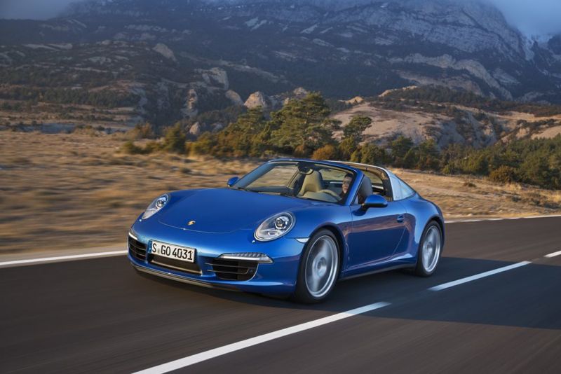 Nouvelle Porsche 911 Targa