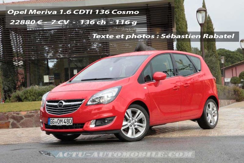 Opel Meriva restylé