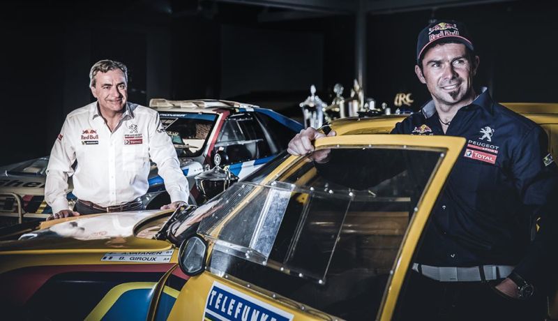 Carlos Sainz et Cyril Despres