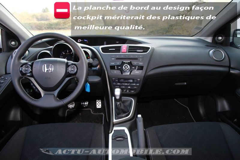 Planche de bord Honda Civic Tourer