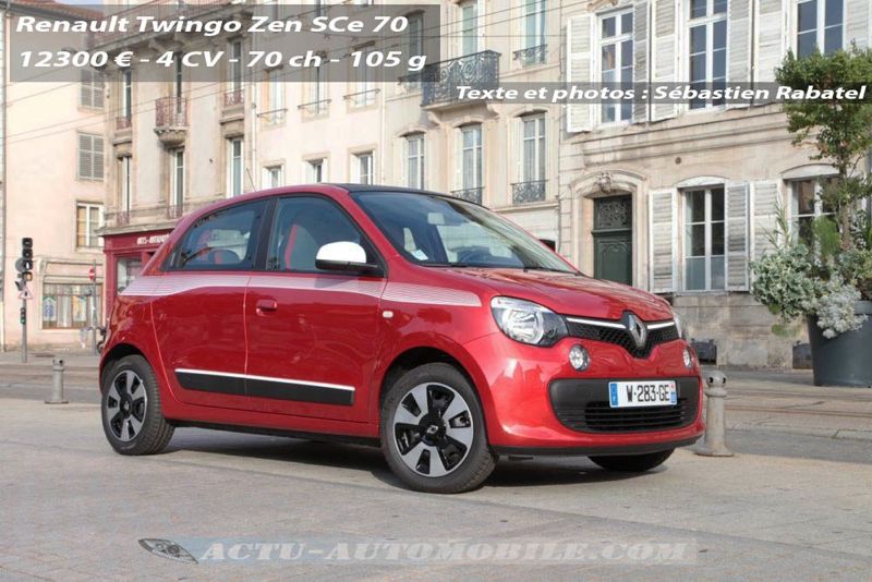 Essai nouvelle Renault Twingo Sce 70