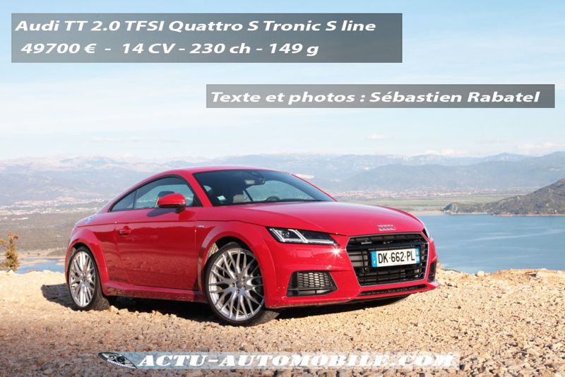 Essai nouvelle Audi TT