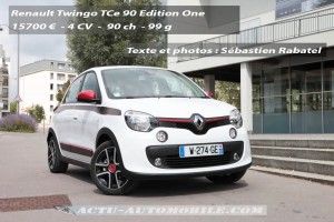 Nouvelle Renault Twingo Edition One