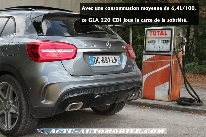 Consommation GLA 220 CDI