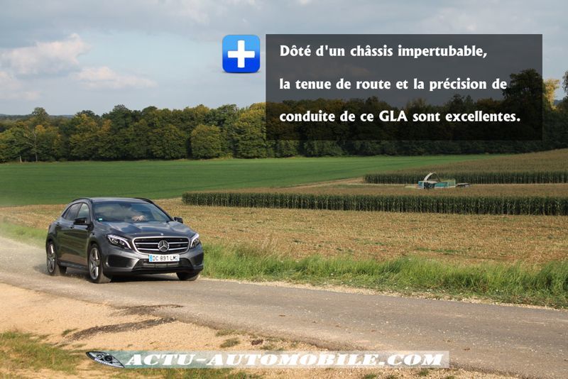 Comportement routier Mercedes GLA