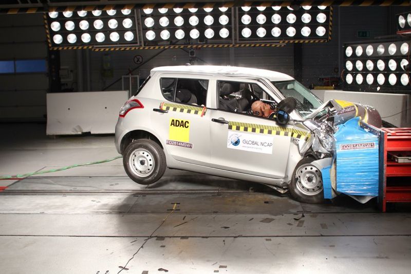 Maruti-Suzuki Swift en crash-test
