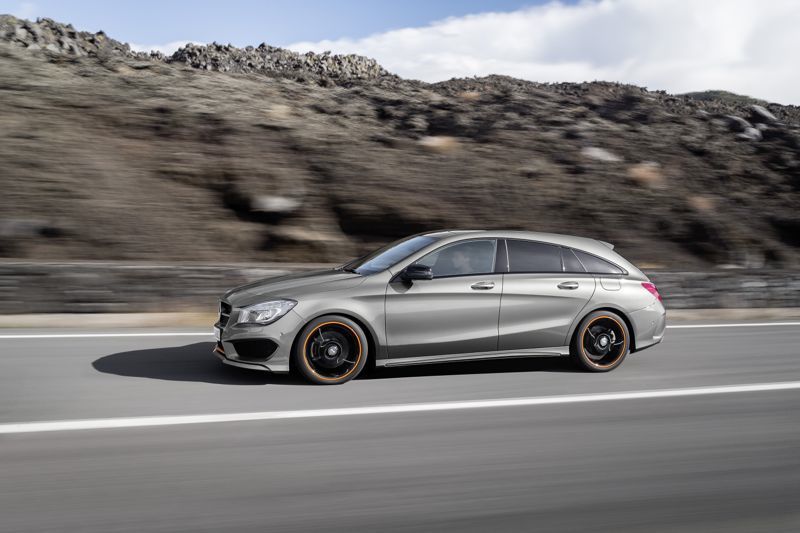 Mercedes CLA Shooting Brake de profil