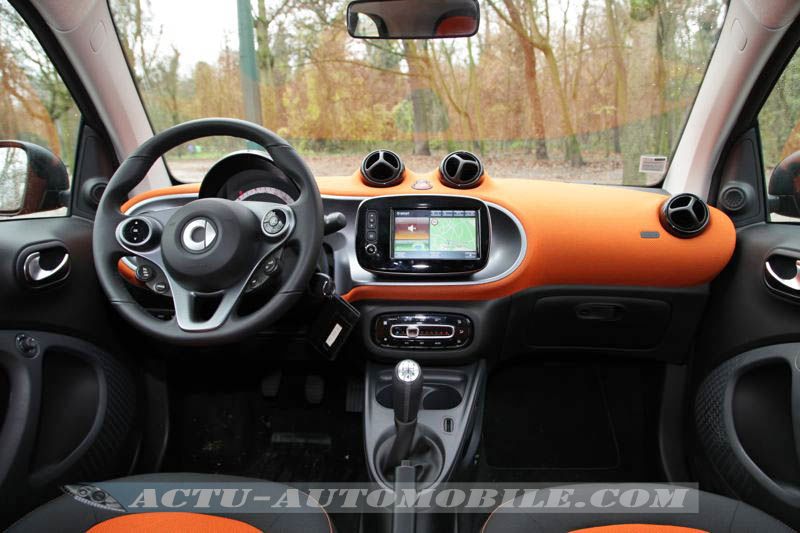 Planche de bord nouvelle Smart Fortwo Passion