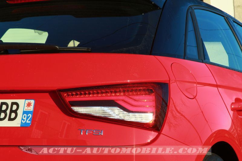 Feu arrière Audi A1 restylée