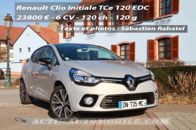 Essai Renault Clio Initiale TCe 120 EDC