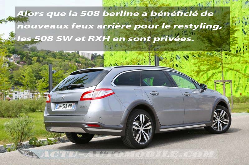 Peugeot 508 RXH restylée