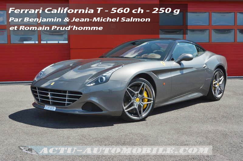 Essai Ferrari California T