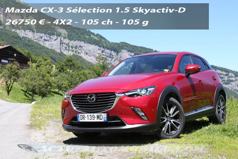 Essai Mazda CX-3 