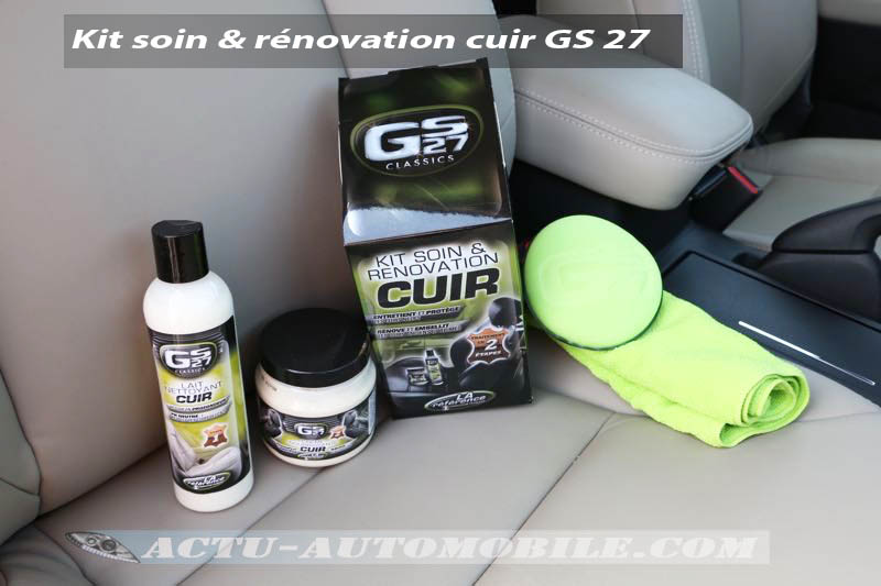 Essai kit soin & rénovation cuir GS27
