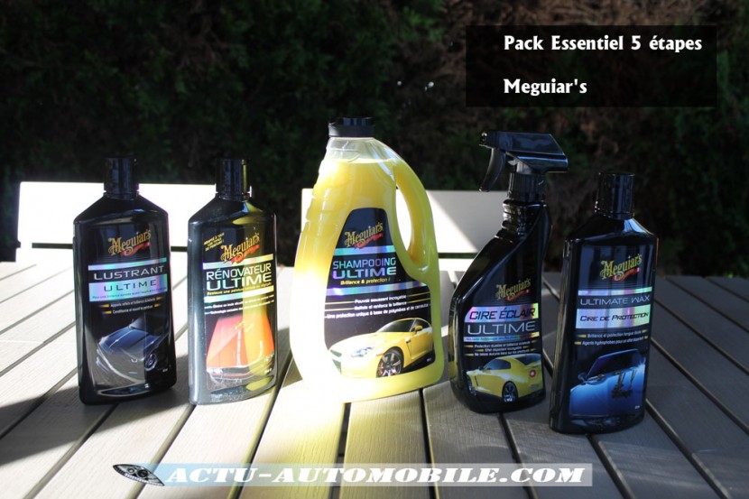 Pack Essentiel 5 étapes Meguiar's