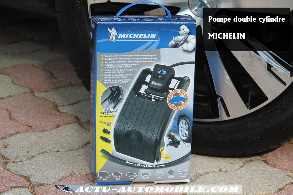 Pompe à pied Michelin double cylindre