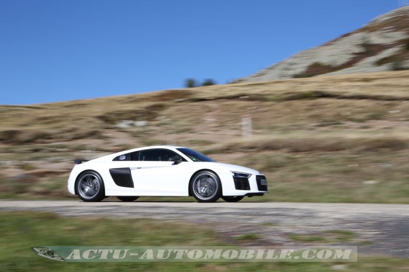 Essai nouvelle Audi R8 V10 Plus