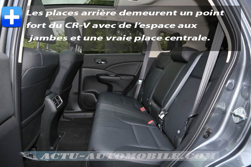 Banquette arrière Honda CR-V 2015