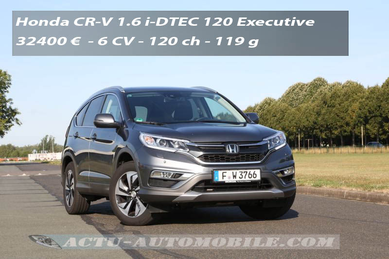 Essai nouveau Honda CR-V 2015