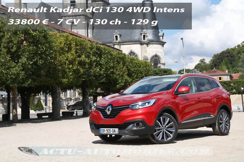 Essai Renault Kadjar dCi 130 4WD