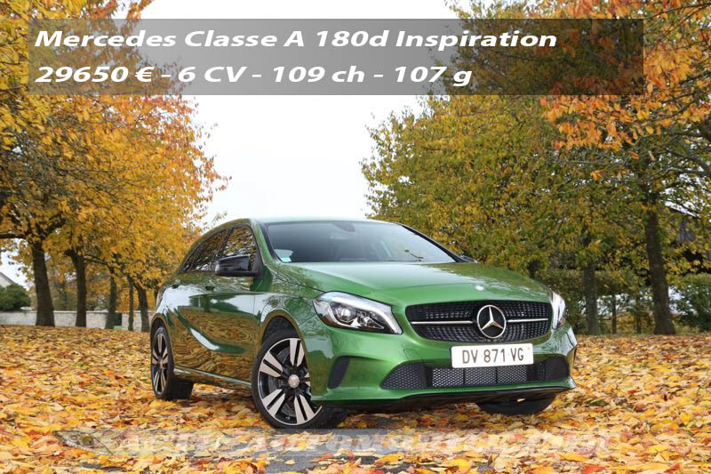 Mercedes Classe A restylée Inspiration