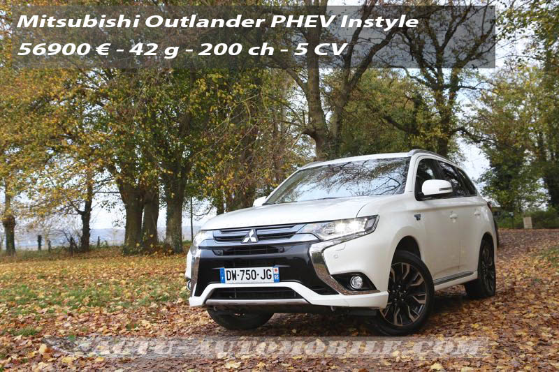 Essai Mitsubishi Outlander PHEV 2016