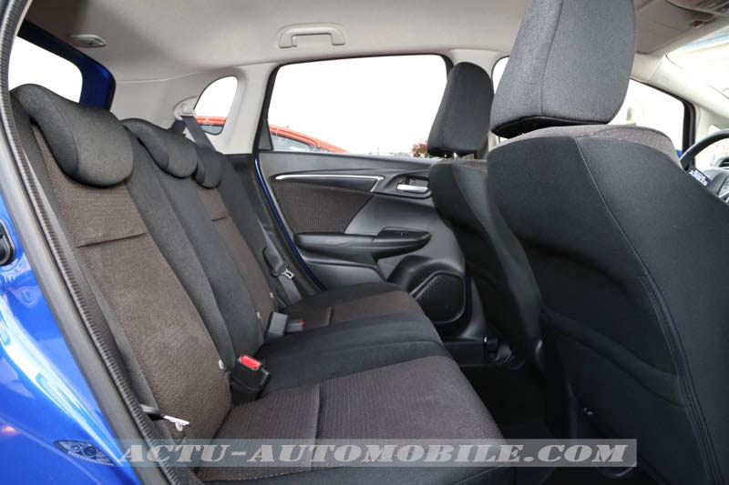 Banquette arrière de la nouvelle Honda Jazz