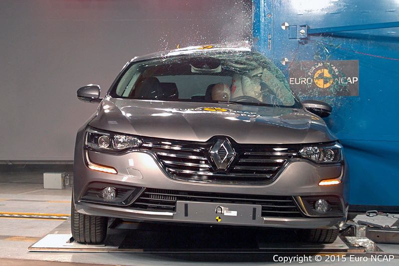 Renault Talisman au crash test Euro NCAP