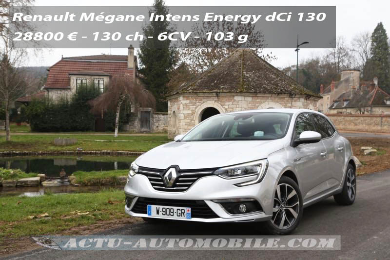 Essai nouvelle Renault Mégane dCi 130 Intens