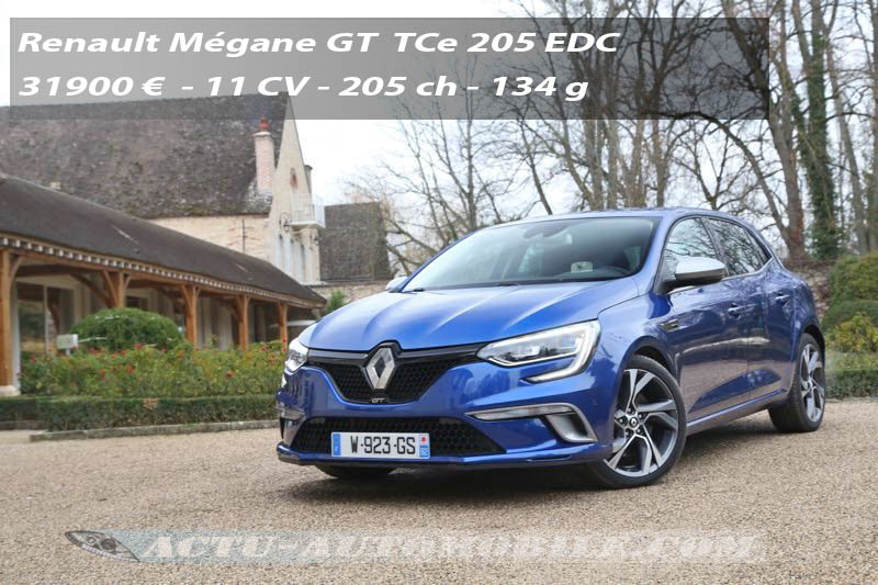 Essai Renault Mégane GT TCe 205