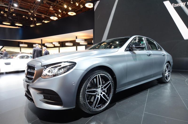 nouvelle Mercedes Classe E à Detroit